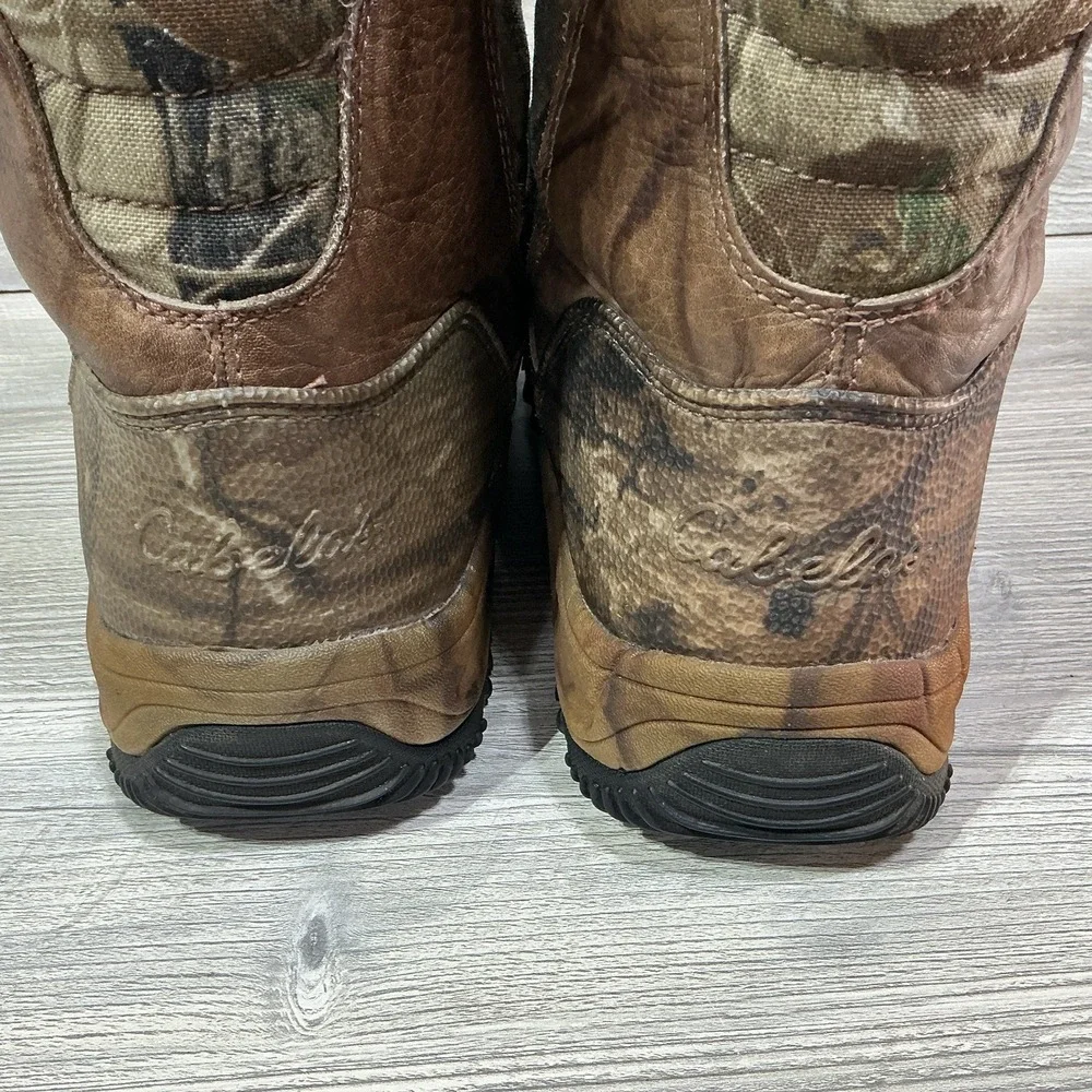 Cabela's Inferno Insulated Hunting Boots Men's 14D Brown TrueTimber Dry Plus